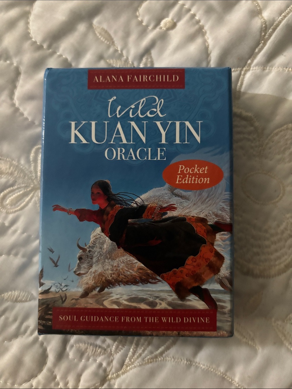 Alana Fairchild Wild Kuan Yin Oracle Deck - Pocket Edition - Blue